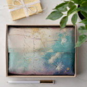 Vintage Dandelion Abstract Pattern (4) Seidenpapier (Geschenk)