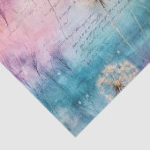 Vintage Dandelion Abstract Pattern (6) Seidenpapier (Detail)