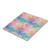 Vintage Dandelion Abstract Pattern (7) Fliese (Seite)