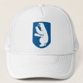Vintage dänische Königliche Wappen Grönlands Truckerkappe (Vorderseite)