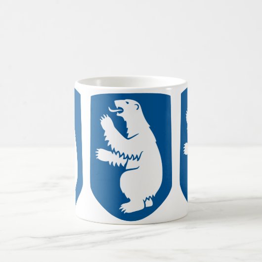 Vintage dänische Wappen Kaffeetasse (Mittel)