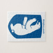 Vintage dänische Wappen Puzzle (Horizontal)