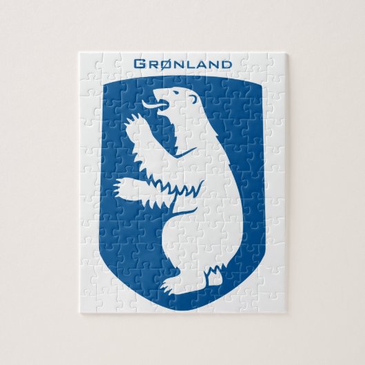 Vintage dänische Wappen Puzzle (Vertikal)