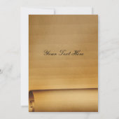 Vintage Dankeskarte (Rückseite)