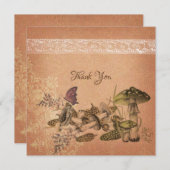 Vintage Danksagkarte (Vorne/Hinten)