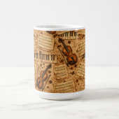 Vintage Dark Academia Ästhetik Muster Kaffeetasse (Mittel)