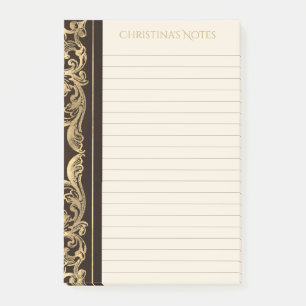 Vintage Dark Academia Buchcover Post-it Klebezettel