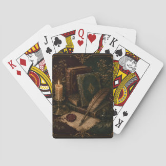 Vintage Dark Academia Spielkarten