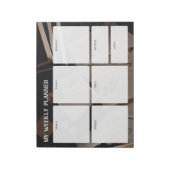 Vintage Dark Academia Wochenplaner Notizblock (Rotiert)