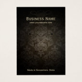 Vintage Dark Damask Jewelry Earring Display (Vorderseite)