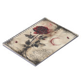 Vintage Dark Gothic Notizblock (Linke Seite)
