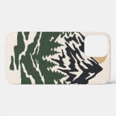 Vintage Darstellung der Berglandschaft Case-Mate iPhone Hülle (Rückseite (Horizontal))
