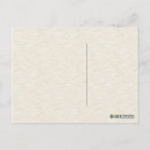 Vintage Darstellung der botanischen Blume Postkarte (Rückseite)