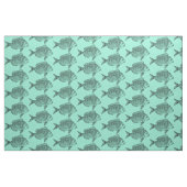 Vintage Darstellung der Fischwissenschaft Stoff (Fat Quarter (45,7 x 55,9 cm))