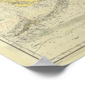 Vintage Darstellung der Schönheitskarte von Florid Poster (Ecke)