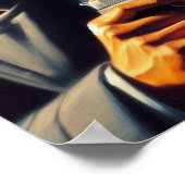 Vintage Darstellung der Zellstoffpolizei Poster (Ecke)