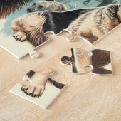 Vintage Darstellung des australischen Rinderhundes Puzzle (Seite)