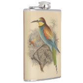 Vintage Darstellung des europäischen Bienenfresser Flachmann (Rechts)