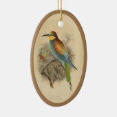 Vintage Darstellung des europäischen Bienenfresser Keramik Ornament (Rechts)