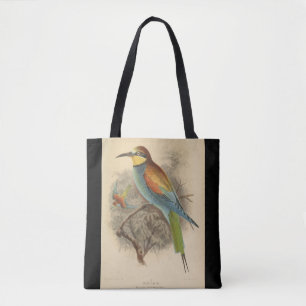 Vintage Darstellung des europäischen Bienenfresser Tasche