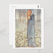 Vintage Darstellung des Gebet Postkarte (Vorne/Hinten)