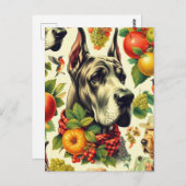 Vintage Darstellung des großen Dan Dog Postkarte (Vorne/Hinten)