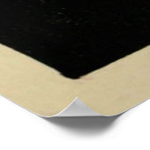 Vintage Darstellung einer Qualle (1853) Poster (Ecke)