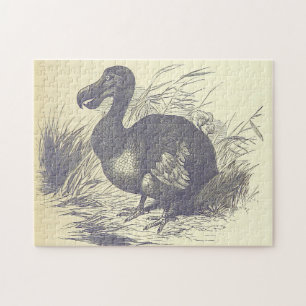 Vintage Darstellung eines Dodo-Vogel-Puzzles Puzzle