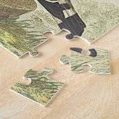 Vintage Darstellung eines Vogelpuzzles Puzzle (Seite)