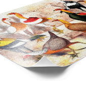 Vintage Darstellung "Game Bantams" Fotodruck (Ecke)