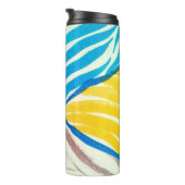 Vintage Darstellung - nahtloses Muster w Thermosbecher (Nach rechts gedreht)