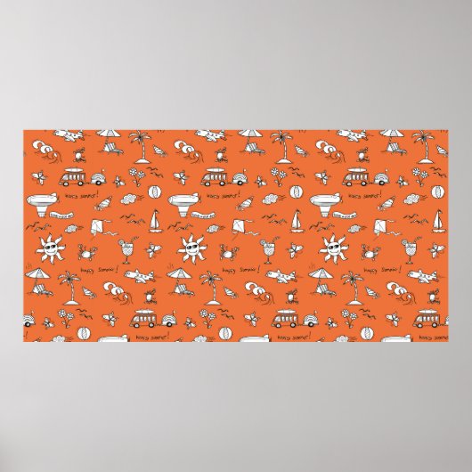 Vintage Darstellung Poster (Vorne)