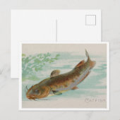 Vintage Darstellung Postkarte (Vorne/Hinten)