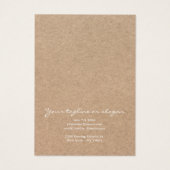 Vintage Darstellung rustikaler, schwarzer, blumens (Rückseite)