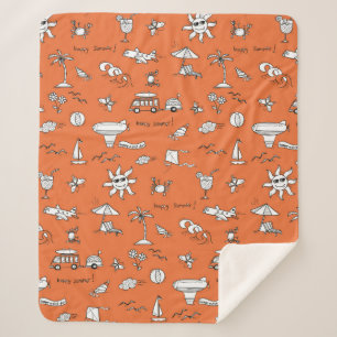 Vintage Darstellung Sherpadecke