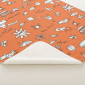 Vintage Darstellung Sherpadecke (3/4)