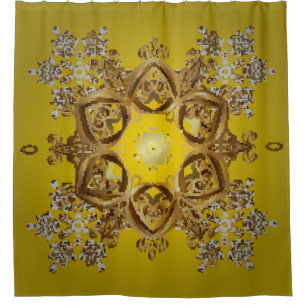 Vintage Darstellung. Symbol der Feier. Chris Duschvorhang