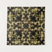 Vintage Darstellung. Vintages nahtloses Muster Wandteppich (Vorderseite (Horizontal))