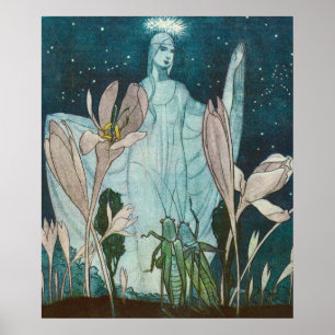 Vintage Darstellung von Else Wenz Vietor Poster