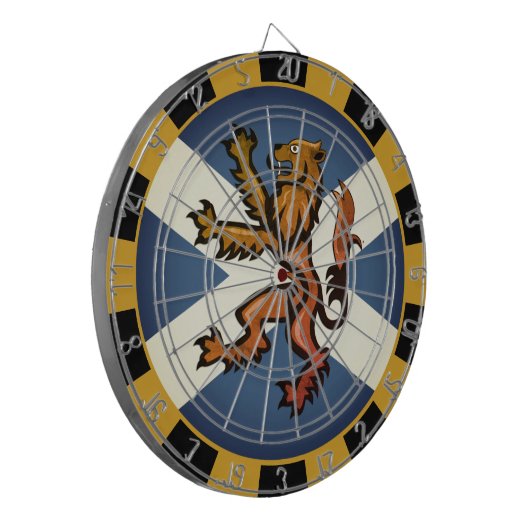 Vintage Dartboard & Flag Darts / Spiel Dartscheibe (Vorderseite Links)