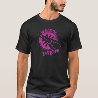 Vintage Darts Apparel Break of Throw Pink T-Shirt