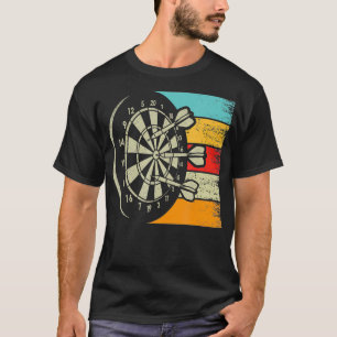 Vintage-Darts-Dartscheibe-Bullsenauge-Pfeil-Dartli T-Shirt