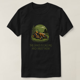 Vintage Das Gras ruft und ich muss mähen Lustig T-Shirt