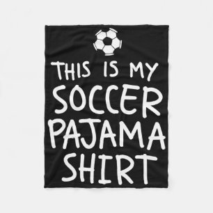 Vintage Das ist mein Fußball-Schlafanzug-Shirt Lus Fleecedecke