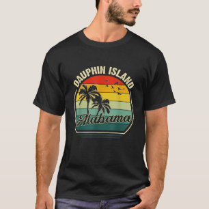 Vintage Dauphin Island Alabama Sommerferien Sonne T-Shirt