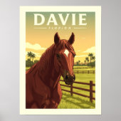 Vintage Davie Florida Poster (Vorne)