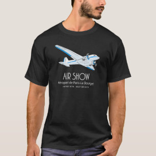 Vintage DC 3 Flugzeug Flugshow T-Shirt