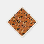 Vintage-Deco-Affen-Muster-Papier-Tischservietten Serviette (Ecke)