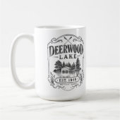 Vintage Deerwood Bootshaus Kaffeetasse (Links)