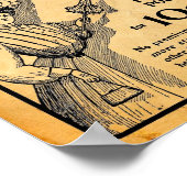 Vintage Defiance-Wäscheständer Poster (Ecke)